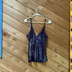 River & Sky Satin Raya Tank in Moonlit
